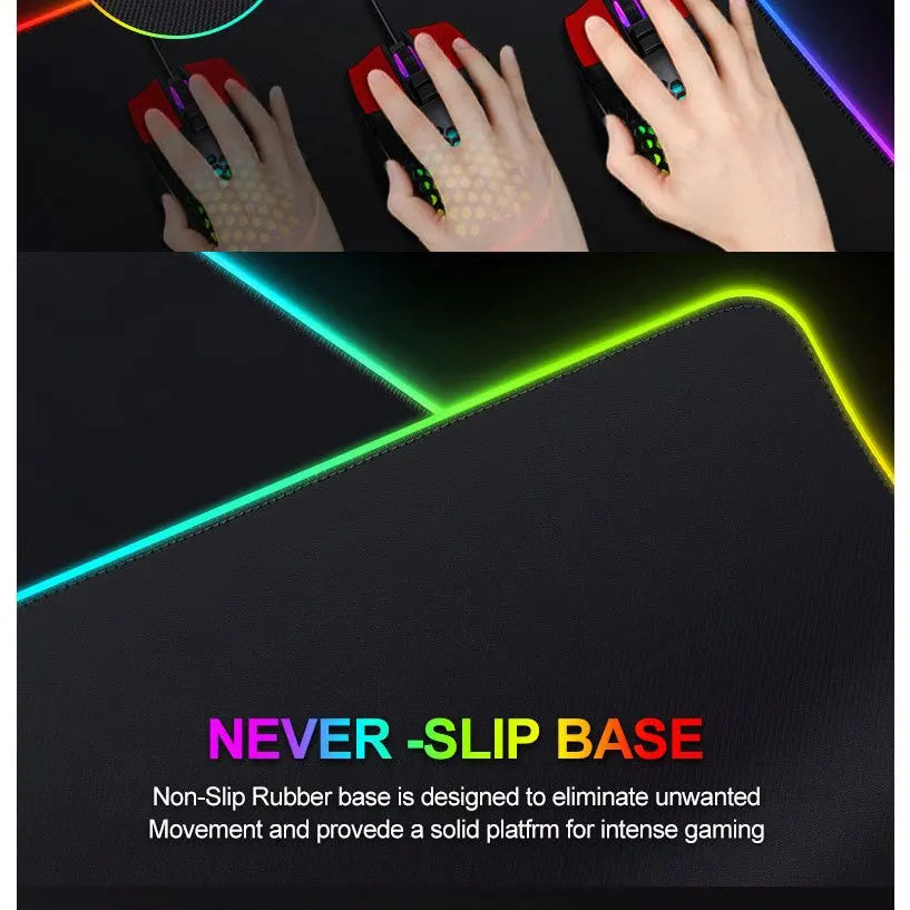 Mouse Pad Gamer RGB 80x30cm
